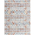 thumbnail image 1 of SAFAVIEH Berber Shag Maurice Abstract Area Rug, Blue Rust/Ivory, 11' x 15', 1 of 8