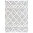 thumbnail image 1 of SAFAVIEH Berber Shag Phyliss Trellis Area Rug, Grey/Ivory, 7' x 7' Round, 1 of 6