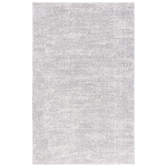 SAFAVIEH Berber Shag Torvald Abstract Area Rug, Grey/Ivory, 9' x 12'
