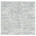 thumbnail image 1 of SAFAVIEH Berber Torvald Abstract Polyester Shag Area Rug, Ivory/Light Aqua, 8' x 8' Square, 1 of 8