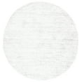 thumbnail image 1 of SAFAVIEH Berber Torvald Abstract Polyester Shag Area Rug, Ivory/Light Grey, 12' x 12' Round, 1 of 8