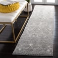thumbnail image 1 of SAFAVIEH Berber Jilliean Geometric Shag Runner Rug, Light Gray/Cream, 2'3" x 8', 1 of 12