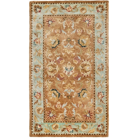 SAFAVIEH Bergama BRG161A Handmade Brown / Blue Rug