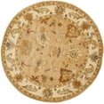 thumbnail image 1 of SAFAVIEH Bergama Bradford Traditional Wool Area Rug, Taupe/Ivory, 8' x 8' Round, 1 of 5