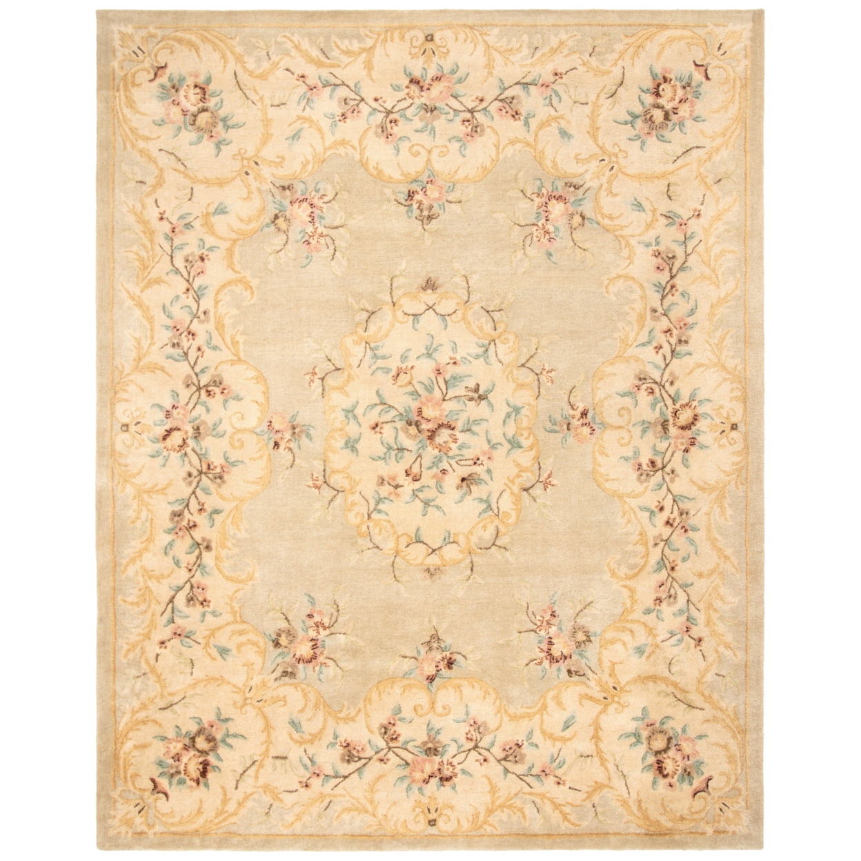Handmade Tufted Blue Wool Rectangular Area Rug 60x20