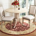 thumbnail image 1 of SAFAVIEH Bergama Kingsley Oriental Wool Area Rug, Red/Dark Beige, 6' x 6' Round, 1 of 9