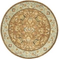 thumbnail image 1 of SAFAVIEH Bergama Michayla Oriental Wool Area Rug, Brown/Blue, 8' x 8' Round, 1 of 4