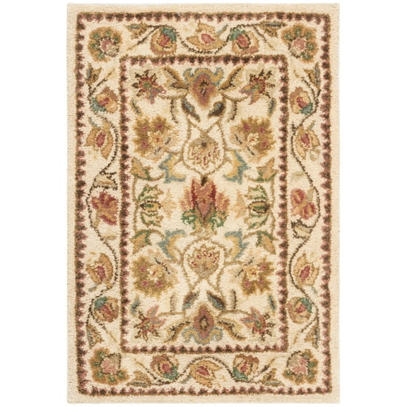SAFAVIEH Bergama Michayla Oriental Wool Area Rug, Ivory, 2' x 3'