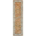 thumbnail image 1 of SAFAVIEH Bergama Michayla Oriental Wool Runner Rug, Brown/Blue, 2'3" x 12', 1 of 9
