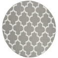 thumbnail image 1 of SAFAVIEH Machine Washable Rug Indoor/Outdoor Bermuda Collection - Bermuda Abraham Geometric Quatrefoil Indoor/Outdoor Area Rug Grey/Ivory, 6'7" x 6'7" Round, 1 of 5