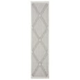 thumbnail image 1 of SAFAVIEH Machine Washable Rug Indoor/Outdoor Bermuda Collection - Bermuda Carleen Geometric Indoor/Outdoor Area Rug, Cream/Grey, 8' x 8' Round, 1 of 5
