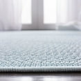 thumbnail image 1 of SAFAVIEH Machine Washable Rug Indoor/Outdoor Bermuda Collection - Bermuda Julijana Geometric Diamonds Indoor/Outdoor Runner Rug Light Blue/Ivory, 2' x 8', 1 of 5