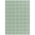 thumbnail image 1 of SAFAVIEH Machine Washable Rug Indoor/Outdoor Bermuda Collection - Bermuda Kestrel Plaid Indoor/Outdoor Runner Rug, Green/Ivory, 2' x 8', 1 of 6