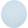 thumbnail image 1 of SAFAVIEH Machine Washable Rug Indoor/Outdoor Bermuda Collection - Bermuda Rio Geometric Indoor/Outdoor Area Rug, Light Blue/Cream, 8' x 8' Round, 1 of 5