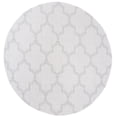thumbnail image 1 of SAFAVIEH Machine Washable Rug Indoor/Outdoor Bermuda Collection - Bermuda Sophie Geometric Machine Washable Indoor/Outdoor Area Rug, Ivory/Light Grey, 5'3" x 5'3" Round, 1 of 8