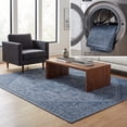 thumbnail image 1 of SAFAVIEH Machine Washable Rug Indoor/Outdoor Bermuda Collection - Bermuda Stacy Medallion Indoor/Outdoor Area Rug, Navy, 5'3" x 7'6", 1 of 12