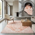 thumbnail image 1 of SAFAVIEH Machine Washable Rug Indoor/Outdoor Bermuda Collection - Bermuda Stacy Medallion Indoor/Outdoor Area Rug, Rust/Ivory, 4' x 6', 1 of 13