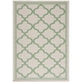 thumbnail image 1 of SAFAVIEH Machine Washable Rug Indoor/Outdoor Bermuda Collection - Bermuda Tamaya Geometric Machine Washable Indoor/Outdoor Area Rug, Beige/Green, 6'7" x 6'7" Round, 1 of 6