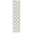 thumbnail image 1 of SAFAVIEH Machine Washable Rug Indoor/Outdoor Bermuda Collection - Bermuda Tamaya Geometric Machine Washable Indoor/Outdoor Runner Rug, Beige/Green, 2' x 8', 1 of 6