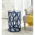 thumbnail image 1 of SAFAVIEH Bertram Contemporary Solid Metal Stool, Navy, 1 of 5