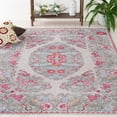 thumbnail image 1 of SAFAVIEH Besarabian Jimmy Floral Machine Washable Area Rug, Beige/Sage, 6'7" x 6'7" Square, 1 of 11
