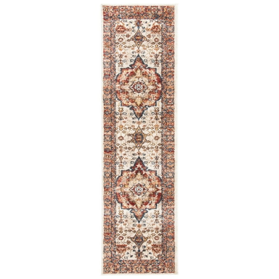 SAFAVIEH Bijar Collection BIJ652A Ivory / Rust Rug