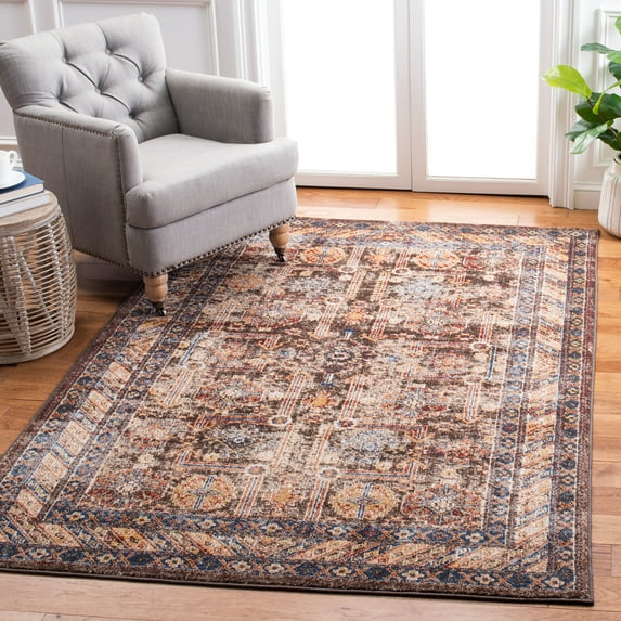 SAFAVIEH Bijar Johann Oriental Area Rug, Brown/Ivory, 4' x 6'