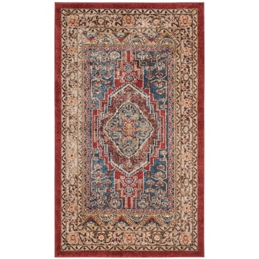 Safavieh Bijar Collection BIJ605R - Runner tradizionale orientale, resistente alle macchie, per soggiorno, camera da letto, 7,6 x 12, colore
