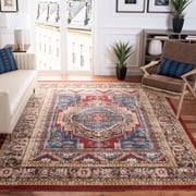 SAFAVIEH Bijar Audra Oriental Area Rug, Royal/Brown, 8' x 10'