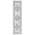 thumbnail image 1 of SAFAVIEH Blair Amyas Oriental Polyester Machine Washable Runner Rug, Beige/Navy, 2'2" x 8', 1 of 7
