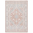 thumbnail image 1 of SAFAVIEH Blair Gerald Traditional Machine Washable Area Rug, 6'7" x 6'7" Round, Rose/Grey, 1 of 8