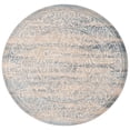thumbnail image 1 of SAFAVIEH Blair Washable Christiana Abstract Machine Washable Area Rug, Ivory/Blue, 6'7" x 6'7" Round, 1 of 6
