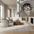 thumbnail image 1 of SAFAVIEH Blair Zyana Traditional Machine Washable Area Rug, 5'3" x 7'6", Beige/Grey, 1 of 13