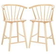 thumbnail image 1 of SAFAVIEH Blanchard Counter Stool, Natural, Set of 2 (21.3 in. W x 20.2 in. D x 37.5 in. H), 1 of 1