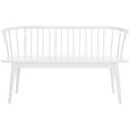 thumbnail image 1 of SAFAVIEH Blanchard Mid-Century Spindle Bench, White (52.6 in. W x 19.4 in. D x 31.3 in. H), 1 of 12