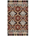 thumbnail image 1 of SAFAVIEH Blossom Abram Geometric Area Rug, Charcoal/Red, 3' x 5', 1 of 8
