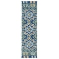 thumbnail image 1 of SAFAVIEH Blossom Abram Geometric Runner Rug, Navy/Green, 2'3" x 20', 1 of 12