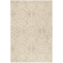 SAFAVIEH Blossom Asher Damask Area Rug, Beige/Ivory, 2' x 3'