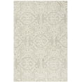 thumbnail image 1 of SAFAVIEH Blossom Asher Damask Wool Area Rug, Silver/Ivory, 4' x 6', 1 of 8