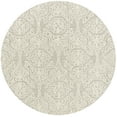 thumbnail image 1 of SAFAVIEH Blossom Asher Damask Wool Area Rug, Silver/Ivory, 6' x 6' Round, 1 of 5
