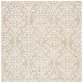 thumbnail image 1 of SAFAVIEH Blossom Asher Geometric Wool Area Rug, Light Green/Ivory, 6' x 6' Square, 1 of 10