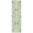 thumbnail image 1 of SAFAVIEH Blossom Asher Geometric Wool Runner Rug, Green/Ivory, 2'3" x 8', 1 of 10