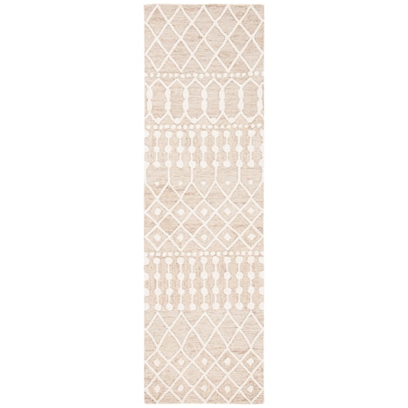 SAFAVIEH Blossom Aspen Aztec Runner Rug, Beige/Ivory, 2'3" x 8'