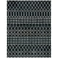 thumbnail image 1 of SAFAVIEH Blossom Aspen Geometric Wool Area Rug, Black/Ivory, 10' x 14', 1 of 8