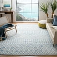 thumbnail image 1 of SAFAVIEH Blossom Aspen Geometric Wool Area Rug, Blue/Ivory, 8' x 10', 1 of 8