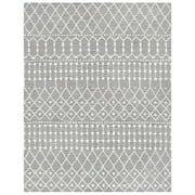 SAFAVIEH Blossom Aspen Geometric Wool Area Rug, Grey/Ivory, 9' x 12'