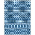thumbnail image 1 of SAFAVIEH Blossom Aspen Geometric Wool Area Rug, Navy/Ivory, 10' x 14', 1 of 8