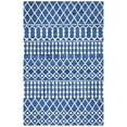 thumbnail image 1 of SAFAVIEH Blossom Aspen Geometric Wool Area Rug, Navy/Ivory, 5' x 8', 1 of 8