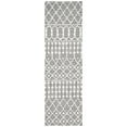 thumbnail image 1 of SAFAVIEH Blossom Aspen Geometric Wool Runner Rug, Grey/Ivory, 2'3" x 7', 1 of 8