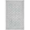 thumbnail image 1 of SAFAVIEH Blossom Azura Floral Bordered Wool Area Rug, Blue/Ivory, 5' x 8', 1 of 5